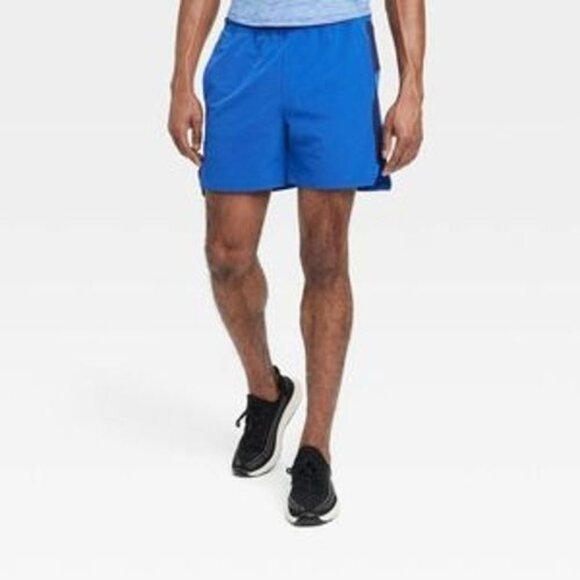 Mens Blue All In Motion 6"‎ Trail Shorts Size Medium - Picture 1 of 2